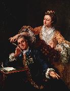 William Hogarth David Garrick with His Wife Germany oil painting artist